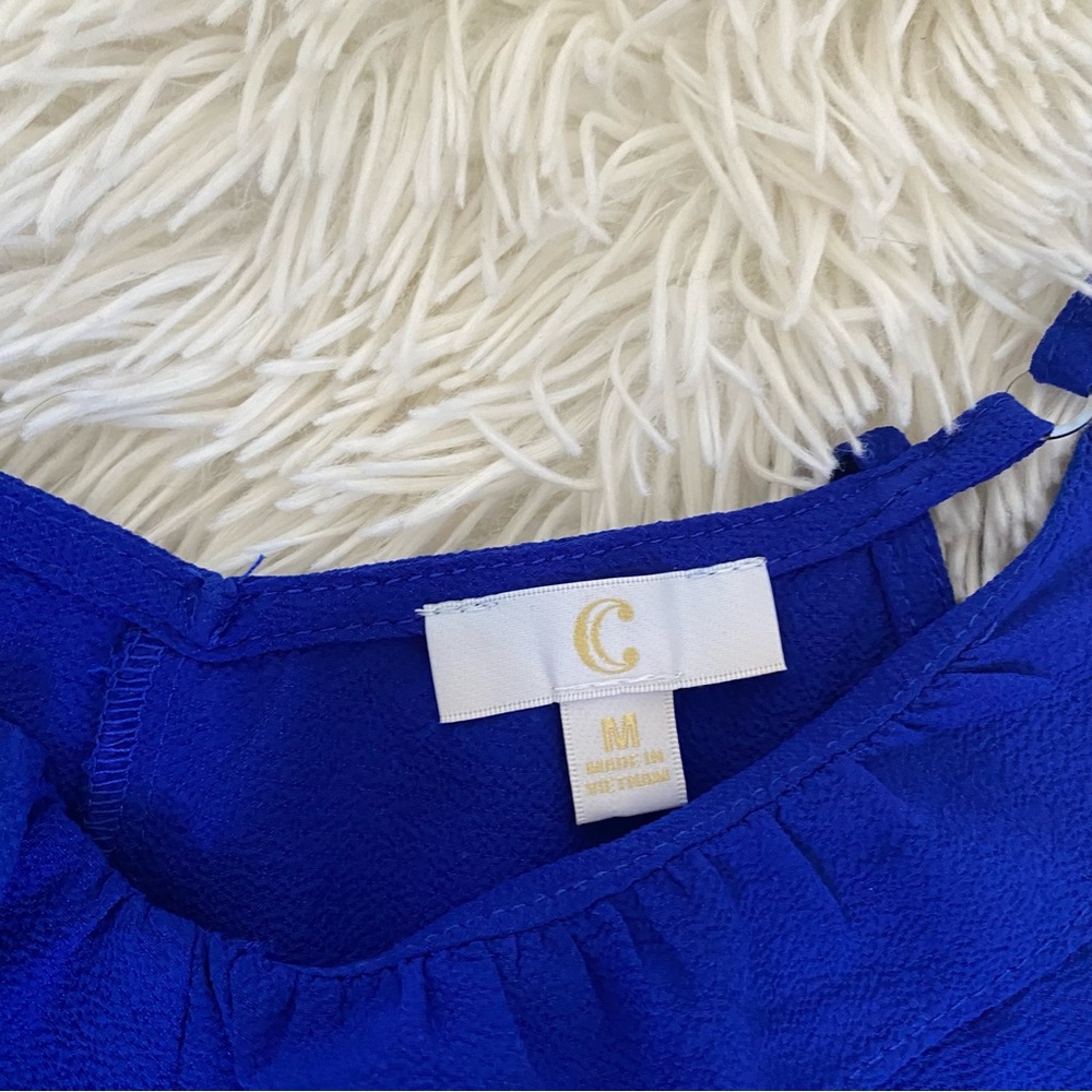 Charming Charlie Strappy Blue Tank Gop - Picture 3 of 3